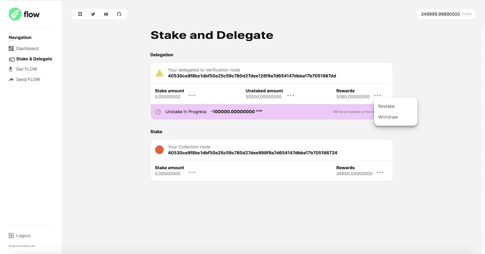 Flow Port Re-Staking